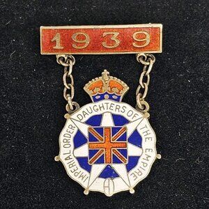 1939 Birks-Ellis Imperial Order Daughters of the Empire Marked Sterling, (6.6g)